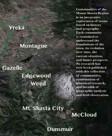 Mount Shasta book cover, back side